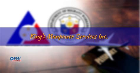 king's manpower services inc|King's Manpower Services, Inc. .